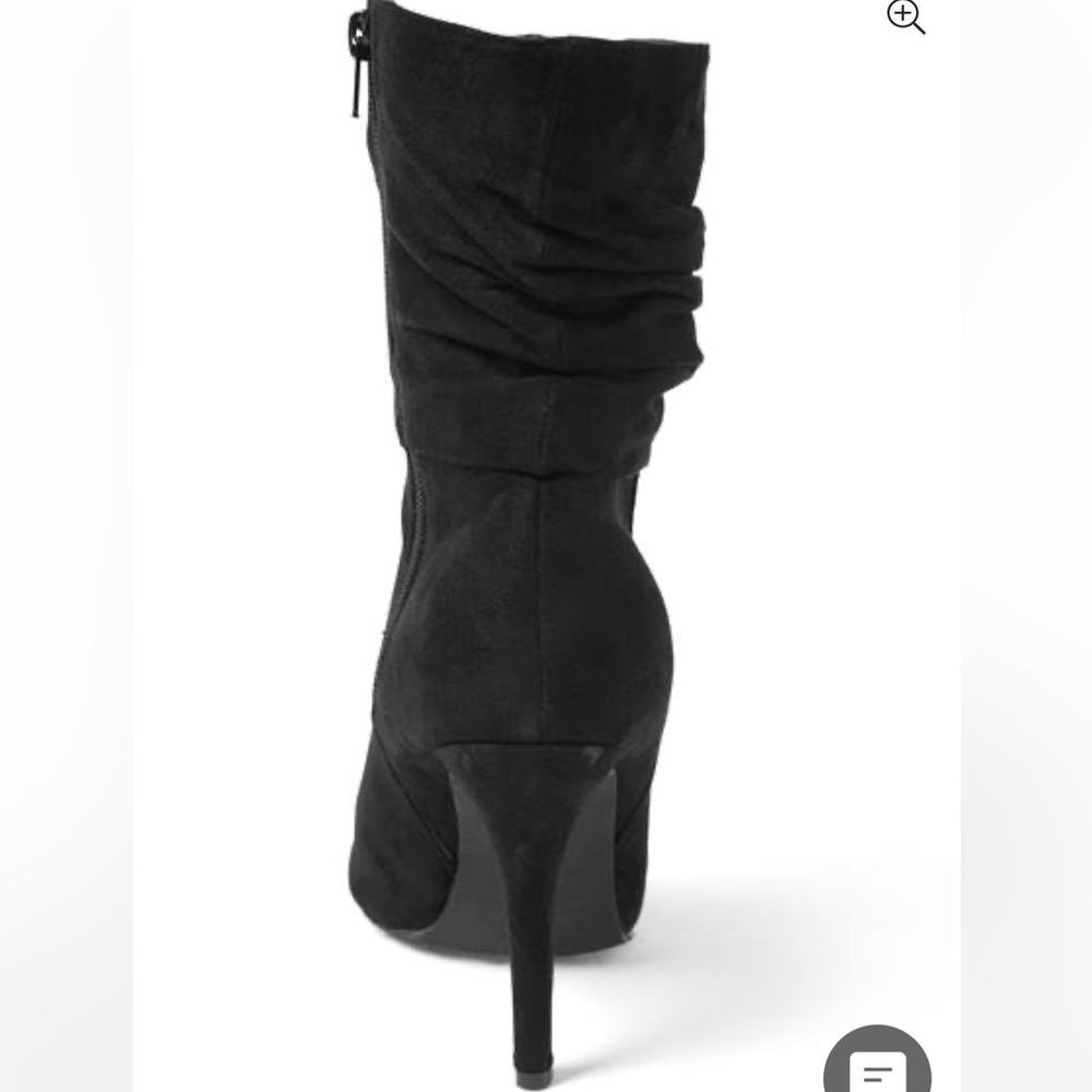 Black slouchy pump booties - Picture 3 of 3